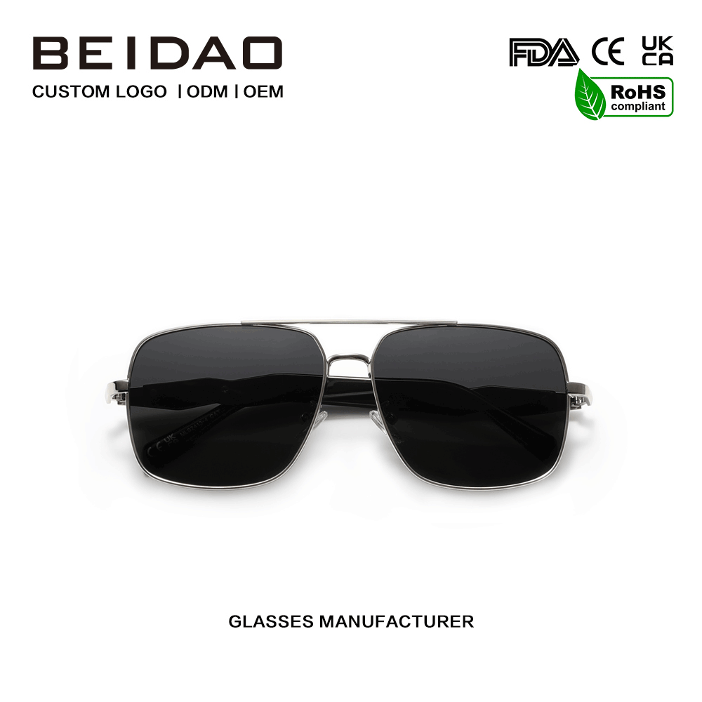 Designerskie okulary przeciwsłoneczne UV400 ze stopu aluminium, wędkarstwo, jazda