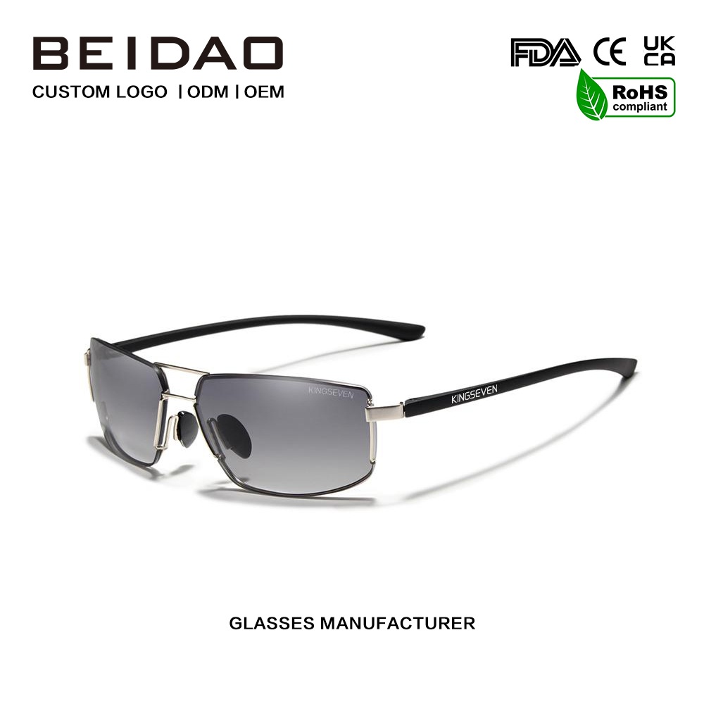 Luksusowe aluminiowe okulary przeciwsłoneczne z polaryzacją