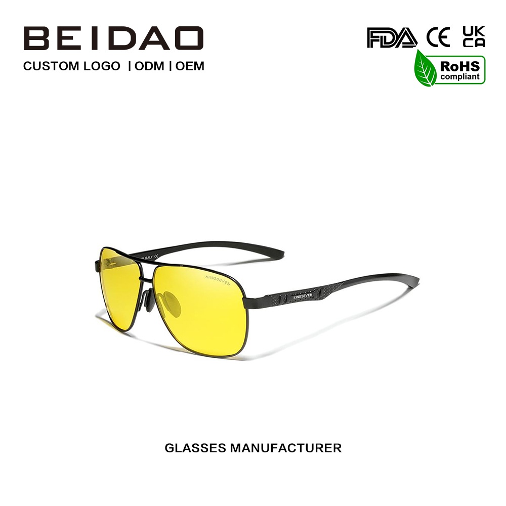 Ręcznie robione spolaryzowane okulary noktowizyjne